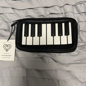 beautiful piano clutch purse from Love Bravely. New with tags